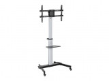 EQuip Rotate TV Cart 37-86" Black/White 650630