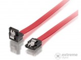 Equip SATA III adatkábel, 0,5m, L alak