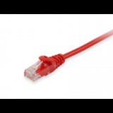 Equip U/UTP patch kábel, CAT5e, 10m piros (825426) (e825426) - UTP
