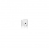 Equip Unterputzdose +Frontplatte 2 Keystone 45° RAL 9010 Polybeutel (761303)