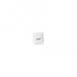 Equip Unterputzdose +Frontplatte 2xRJ45 Cat5e 45° RAL 9010 (125725)