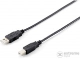 Equip USB 2.0 A-B nyomtató kábel, apa/apa, duplán árnyékolt, 1,8m