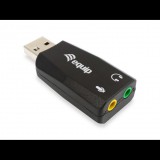 Equip USB - audio adapter fekete (245320) (e245320) - Átalakítók