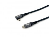 EQuip USB-C 2.0 to USB-C cable 2m Black 128892