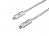 EQuip USB-C 3.2 Gen2 to USB-C 100W cable 2m White 128358