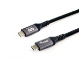 EQuip USB-C 4 Gen3 to USB-C 240W cable 1,2m Black 128381