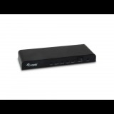Equip Video-Splitter 4 port, HDMI, 3D, FullHD, HDCP Ready, fekete (332714) (332714)
