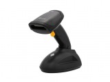 EQuip Wireless 2D Barcode Scanner Long Distance with Stand Vonalkódolvasó Black 351026