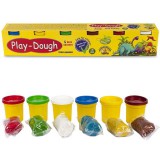 ER Toys Play-Dough: 6db-os nagy gyurmaszett (ERN-011) (ERN-011) - Gyurmák, slime