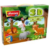 ER Toys Play-Dough: Heroes dzsungel gyurma szett 21db-os (ERN-571) (ERN-571) - Gyurmák, slime