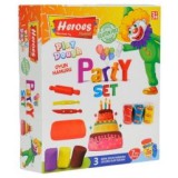 ER Toys Play-Dough: Heroes Party gyurma szett 7db-os (ERN-590) (ERN-590) - Gyurmák, slime