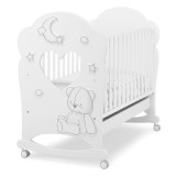 Erbesi Stella Oblo babaágy - fehér-szürke