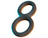 Erecto - dupla péniszgyűrű (fekete)