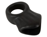 Erecto - péniszgyűrű herenyújtóval (fekete)