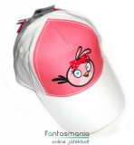 Eredeti, licencelt termék Angry Birds baseball sapka masnikkal, fehér-rózsaszín állítható pánttal
