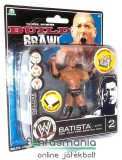 Eredeti, licencelt termék WWE Pankrátor figura - 10cm-es Batista figura mozgatható végtagokkal ring darabbal - Pankráció / Wrestling figura