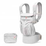 Ergobaby Omni 360 Cool Air Mesh Hordozó: - Pearl Grey / Gyöngy szürke