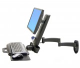 Ergotron 200 Series Combo Arm asztali TV konzol 61 cm (24") Fali Fekete