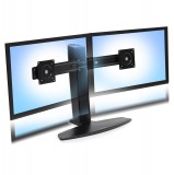 Ergotron Neo-Flex 33-396-085 dual 24"15.4kg fekete monitor tartó állvány