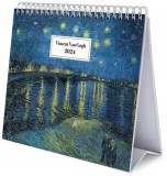 ERIK Van Gogh asztali naptár, 20x17cm, 2024