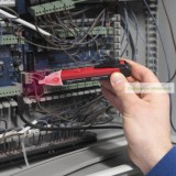 Érintés nélküli feszültség detektor, LED lámpával