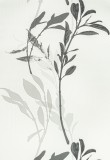 Erismann Fekete nagy levél mintás tapéta (10138-10)