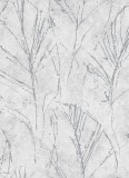 Erismann Szürke-ezüst hosszúkás absztrakt levél mintás tapéta (Evolution 10321-10)