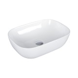 Eros SMILE 3 - PULTRA ültethető - Top Counter - porcelán mosdó - 46,5 x 32,5 x 13 cm