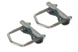Erősített U-bilincs szett 8mm menettel, max. 50mm csőhöz (2 db)