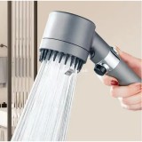 Erőteljes zuhanyfej szűrővel és 3 állítható üzemmóddal
