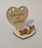 Esküvői ajándék pénzátadó szív