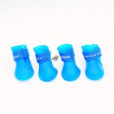 Esőálló kiskutya csizmák csúszásgátló kialakítással