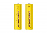 Esperanza 2000mAh AA Ni-MH akkumulátor 2db/csomag Yellow EZA103Y