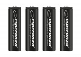Esperanza 2600mAh AA Ni-MH akkumulátor 4db/csomag Black EZA106