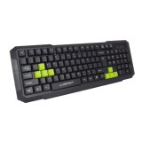 Esperanza Aspis Gaming Keyboard Black/Green UK EGK102G