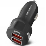 Esperanza autós gyorstöltő 36w 2x usb-a 18w