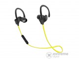 Esperanza Bluetooth mikrofonos sport fülhallgató, sárga