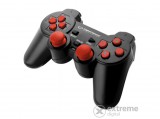 Esperanza Corsair Gamepad, PS2, PS3, PC, fekete-piros