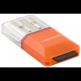Esperanza EA134O USB 2.0 kártyaolvasó naranssárga (EA134O)