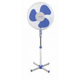Esperanza EHF001WB, Hurricane, 50W, 40cm, 3-fokozatos, Oszcillációs, Fehér-Kék, Álló ventilátor