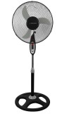 Esperanza EHF002KE Typhoon, 50W, 40cm, 3-fokozatos, Oszcillációs, Fekete, Álló ventilátor