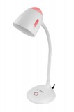 Esperanza ELD110R Electra E27, max. 12 W LED, 1.2 m tápkábel Fehér-Piros asztali lámpa