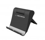 Esperanza EMH141, Faro, 180°, ABS, Fekete, Asztali mobiltelefon tartó