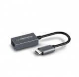 Esperanza ENA102, Gigabit Ethernet, USB C-RJ45, 1000 Mbps, Szürke, Hálózati adapter