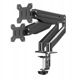 Esperanza ERW020 Mache desk mount for two monitors 17"-27" Black