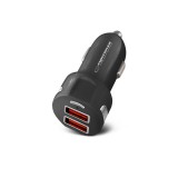 Esperanza Esperenza EZC110K 36 W, 2x USB-A 18 W, QC 3.0 Fekete autós gyorstöltő