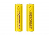 Esperanza EZA103Y AA, 2000 mAh, Ni-MH Sárga újratölthető elem csomag (2 db)
