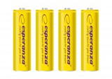 Esperanza EZA104Y AA, 2000 mAh, Ni-MH Sárga újratölthető elem csomag (4 db)