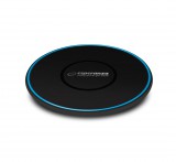 Esperanza EZC103, Quantum, 10 W, Vezeték nélküli, Fekete-kék, Gyorstöltő