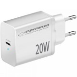 Esperanza gyorstöltő 20w usb-c pd fehér